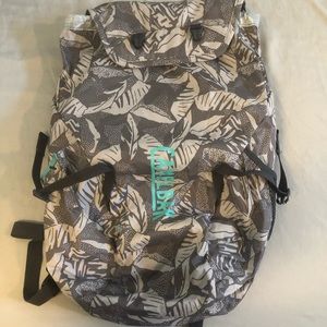 Grey Graphic Camelback Hiking Backpack